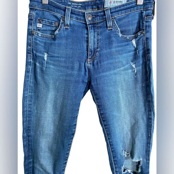 Adriano Goldschmied The Legging Super Skinny Ankle Jeans Size 27 - Picture 4 of 13